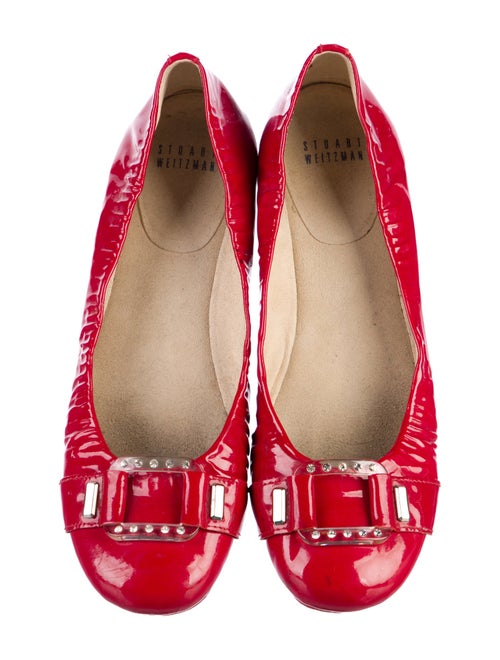 Stuart Weitzman Patent Leather Ballet Flats