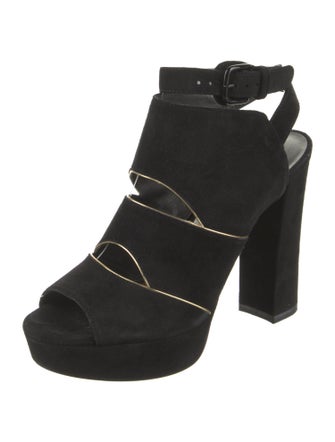 Stuart Weitzman Suede Slingback Pumps