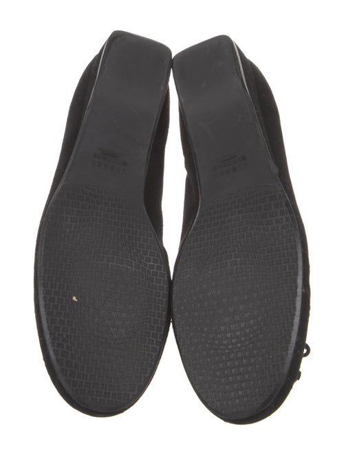 Stuart Weitzman Suede Bow Accents Pumps