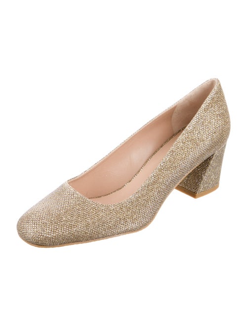 Stuart Weitzman Glitter Glitter Accents Pumps