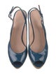 Stuart Weitzman Patent Leather Slingback Pumps