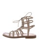 Stuart Weitzman Leather Gladiator Sandals