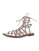 Stuart Weitzman Leather Gladiator Sandals