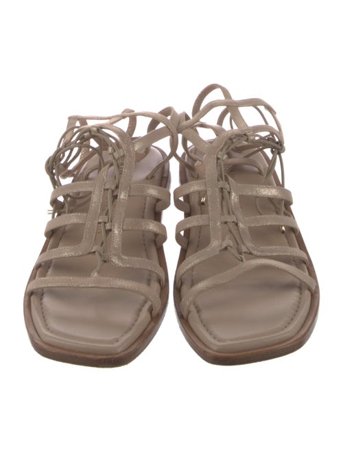 Stuart Weitzman Leather Gladiator Sandals