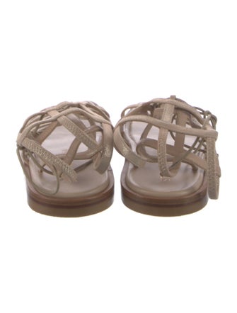 Stuart Weitzman Leather Gladiator Sandals