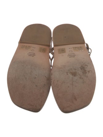 Stuart Weitzman Leather Gladiator Sandals