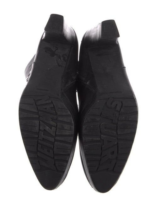 Stuart Weitzman Leather Studded Accents Boots