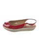 Stuart Weitzman Patent Leather Slingback Sandals