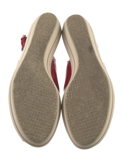 Stuart Weitzman Patent Leather Slingback Sandals