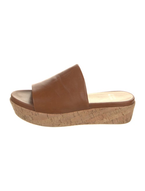 Stuart Weitzman Leather Slides
