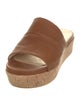 Stuart Weitzman Leather Slides
