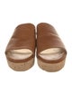 Stuart Weitzman Leather Slides