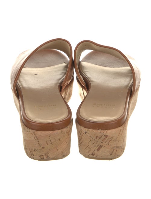 Stuart Weitzman Leather Slides
