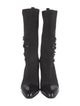 Stuart Weitzman Beaded Accents Sock Boots