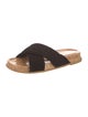 Stuart Weitzman Roza Sport Slide Suede Slides