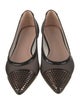 Stuart Weitzman Patent Leather Studded Accents Ballet Flats