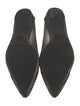 Stuart Weitzman Patent Leather Studded Accents Ballet Flats