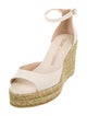 Stuart Weitzman Canvas D'Orsay Pumps
