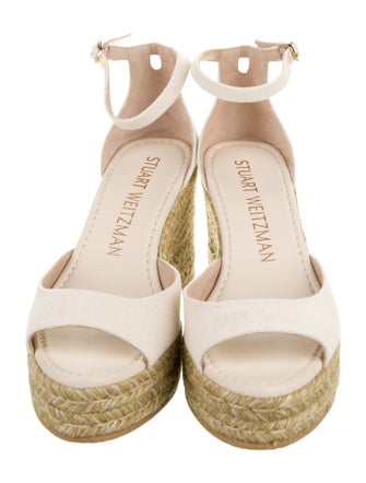 Stuart Weitzman Canvas D'Orsay Pumps