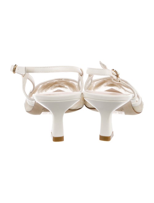 Stuart Weitzman Leather Slingback Flats