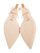 Stuart Weitzman Leather Slingback Flats