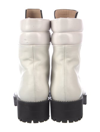 Stuart Weitzman Leather Combat Boots