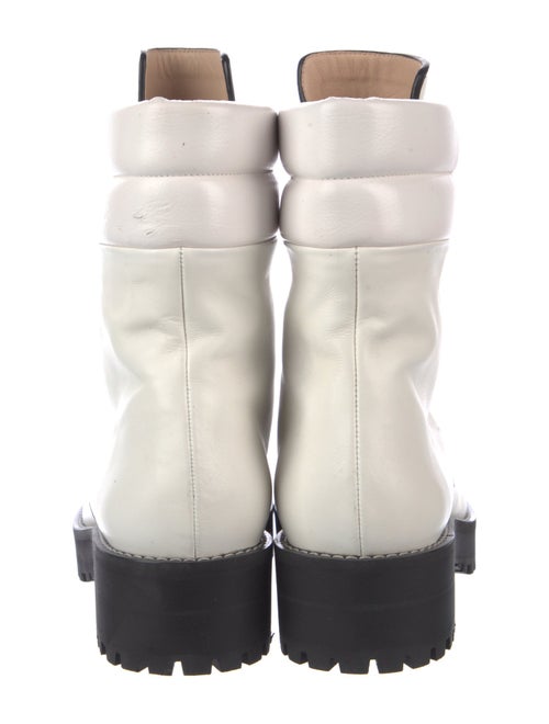 Stuart Weitzman Leather Combat Boots