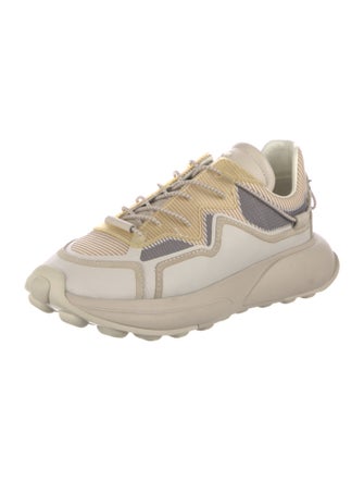 Stuart Weitzman Leather Printed Sneakers