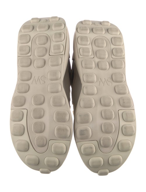 Stuart Weitzman Leather Printed Sneakers