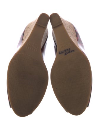 Stuart Weitzman Patent Leather Animal Print Pumps