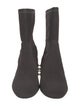 Stuart Weitzman Suede Studded Accents Sock Boots