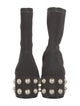 Stuart Weitzman Suede Studded Accents Sock Boots
