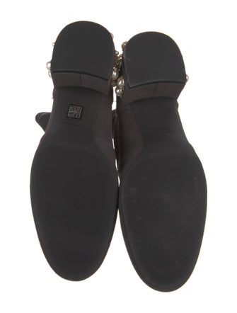 Stuart Weitzman Suede Studded Accents Sock Boots