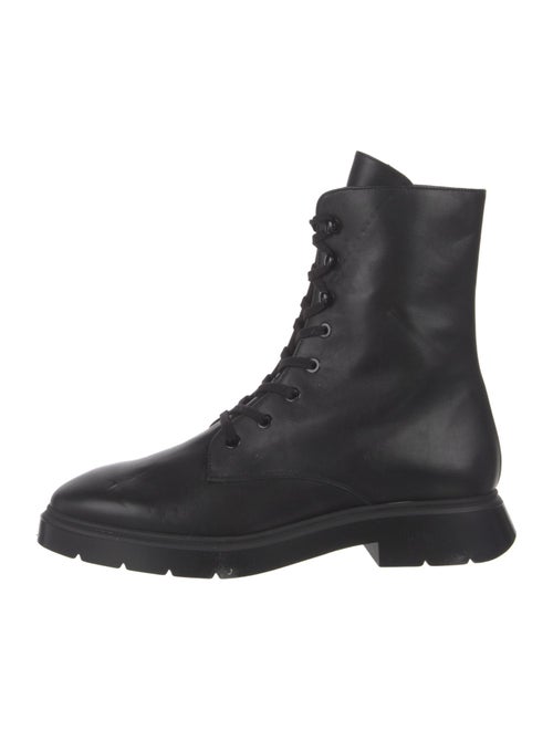 Stuart Weitzman Leather Combat Boots
