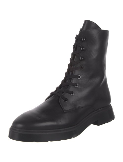 Stuart Weitzman Leather Combat Boots