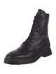 Stuart Weitzman Leather Combat Boots