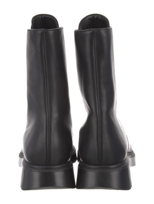 Stuart Weitzman Leather Combat Boots