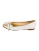 Stuart Weitzman Patent Leather Colorblock Pattern Ballet Flats