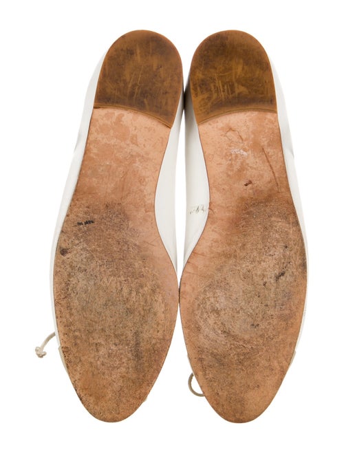 Stuart Weitzman Patent Leather Colorblock Pattern Ballet Flats