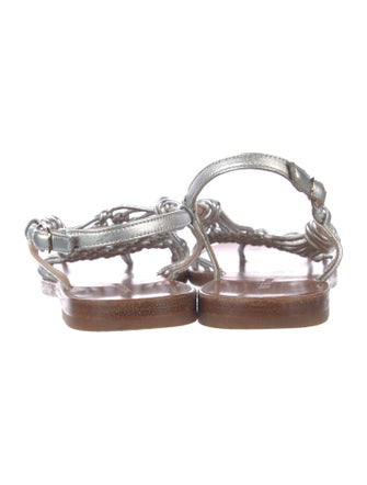 Stuart Weitzman Leather Gladiator Sandals