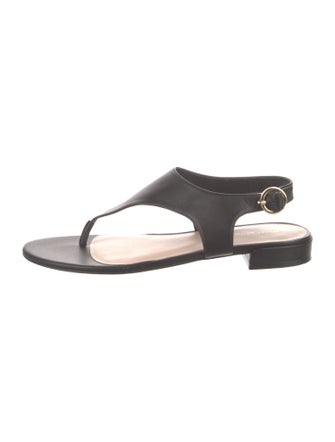 Stuart Weitzman Leather Slingback Sandals