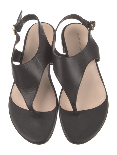 Stuart Weitzman Leather Slingback Sandals