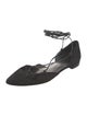 Stuart Weitzman Suede D'Orsay Flats