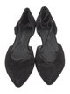 Stuart Weitzman Suede D'Orsay Flats