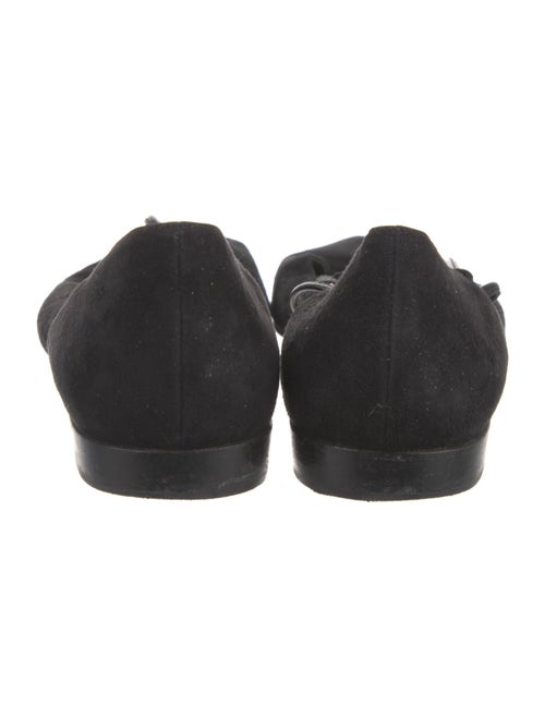 Stuart Weitzman Suede D'Orsay Flats