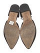 Stuart Weitzman Suede D'Orsay Flats