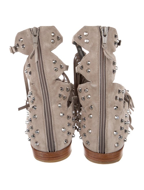 Stuart Weitzman Suede Gladiator Sandals