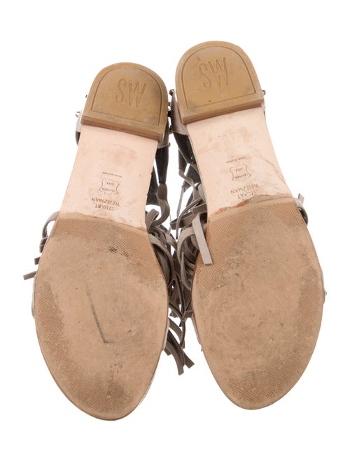 Stuart Weitzman Suede Gladiator Sandals