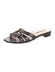 Stuart Weitzman Leather Slides