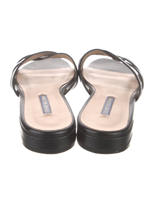 Stuart Weitzman Leather Slides